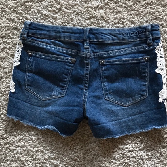 Vigoss denim jean shorts crochet - Picture 2 of 7